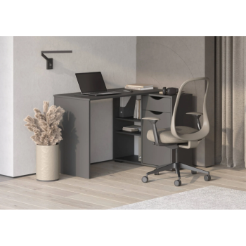 Стол письменный, арт.6-011110, графит (ГК) в Советском - sovetskij.mebel-e96.ru