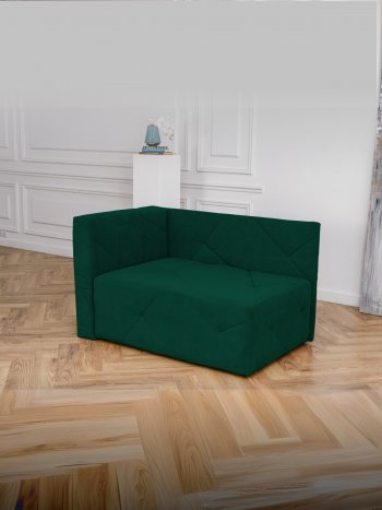 Диван 1010 изумруд, левый (BRENDOSS) в Советском - sovetskij.mebel-e96.ru