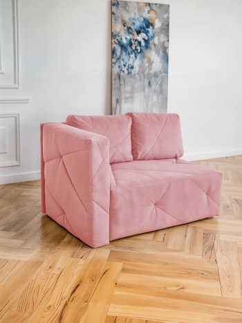 Диван 1010 розовый, левый (BRENDOSS) в Советском - sovetskij.mebel-e96.ru