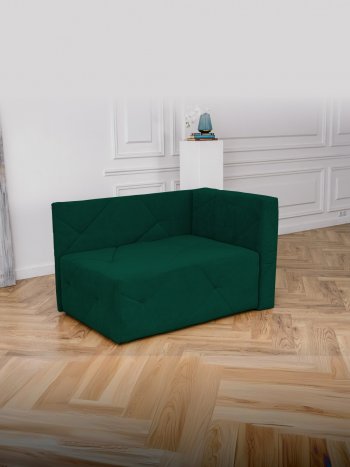 Диван 1010 изумруд, правый (BRENDOSS) в Советском - sovetskij.mebel-e96.ru