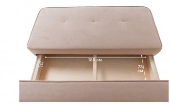 Диван-кровать 1001 бежевый (Brendoss) в Советском - sovetskij.mebel-e96.ru