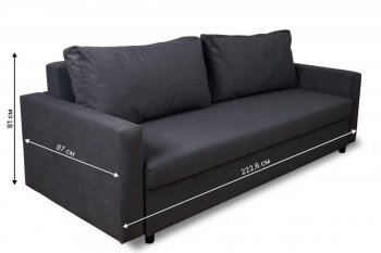 Диван 730 графит (Brendoss) в Советском - sovetskij.mebel-e96.ru