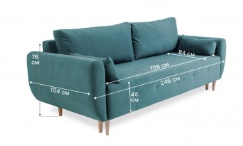 Диван 920 мятный (Brendoss) в Советском - sovetskij.mebel-e96.ru