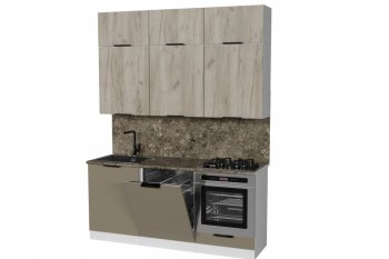 Кухонный гарнитур Альба макси 2 1800 мм (ПМ) (Герда) в Советском - sovetskij.mebel-e96.ru