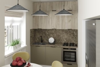 Кухонный гарнитур Альба макси 2 1800 мм (ПМ) (Герда) в Советском - sovetskij.mebel-e96.ru