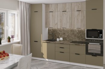 Кухонный гарнитур Альба экстра 3000 мм (Герда) в Советском - sovetskij.mebel-e96.ru