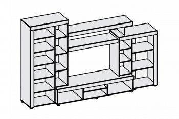 Гостиная Аллегро вар. 1 (Диал) в Советском - sovetskij.mebel-e96.ru