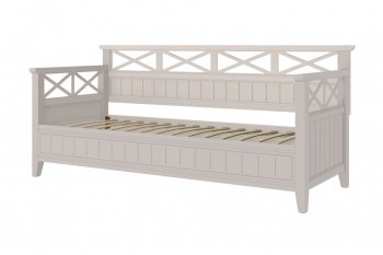 Кровать из массива Амелия льняной (БМ) в Советском - sovetskij.mebel-e96.ru