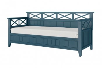 Кровать из массива Амелия сапфир без ящиков (БМ) в Советском - sovetskij.mebel-e96.ru