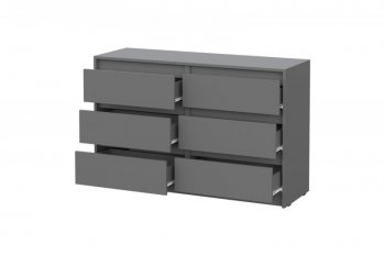 Комод Айден КМ06-1200 серый графит (ИЦ) в Советском - sovetskij.mebel-e96.ru