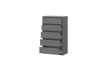 Комод Айден КМ06-700 серый графит (ИЦ) в Советском - sovetskij.mebel-e96.ru