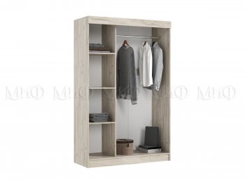 Шкаф-купе Бася 1300 мм крафт/кашемир (Миф) в Советском - sovetskij.mebel-e96.ru