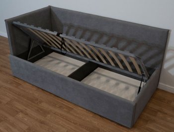 Диван-кровать Бенто с ПМ, велюр Маус (ДСВ) в Советском - sovetskij.mebel-e96.ru