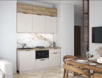Кухонный гарнитур 1800 мм Бохо (Стиль) в Советском - sovetskij.mebel-e96.ru