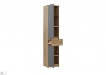 Прихожая Бостон Лайт комп.1 серый шифер (Стиль) в Советском - sovetskij.mebel-e96.ru