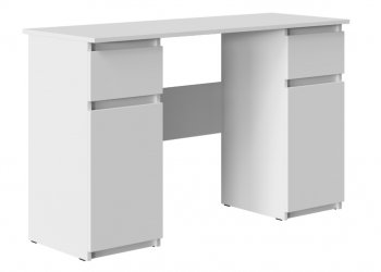 Стол письменный Бостон лайт СП-002 белый (Стиль) в Советском - sovetskij.mebel-e96.ru