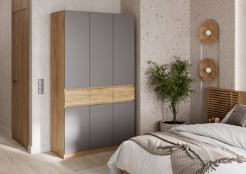 Спальный гарнитур Бостон Лайт серый (Стиль) в Советском - sovetskij.mebel-e96.ru