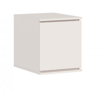 Пенал Челси 450 мм с антресолью белый (Миф) в Советском - sovetskij.mebel-e96.ru