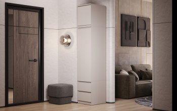 Пенал Челси 450 мм с антресолью Кашемир (Миф) в Советском - sovetskij.mebel-e96.ru