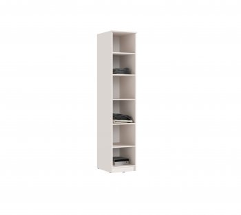 Пенал 400 мм Челси (1 створка) с антресолью, Кашемир (Миф) в Советском - sovetskij.mebel-e96.ru