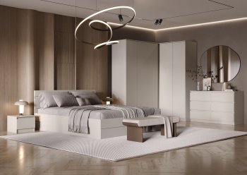 Спальный гарнитур Челси Кашемир. модульный (Миф) в Советском - sovetskij.mebel-e96.ru