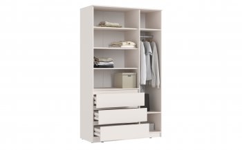 Шкаф 1200 мм Челси с антресолью Кашемир (Миф) в Советском - sovetskij.mebel-e96.ru