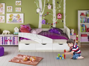 Кровать Дельфин шарли белый (Миф) в Советском - sovetskij.mebel-e96.ru