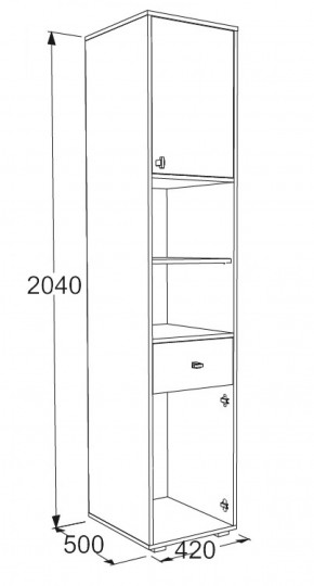 Набор детской мебели Омега-18 (модульная) в Советском - sovetskij.mebel-e96.ru