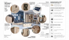 Комод 5ящ Валенсия Дуб сонома (Имп) в Советском - sovetskij.mebel-e96.ru