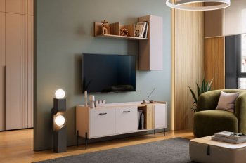 Стенка Доминика модульная  (Мебельсон) в Советском - sovetskij.mebel-e96.ru