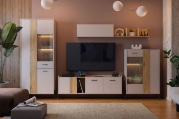 Стенка Доминика модульная  (Мебельсон) в Советском - sovetskij.mebel-e96.ru