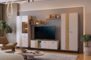 Стенка Доминика модульная  (Мебельсон) в Советском - sovetskij.mebel-e96.ru