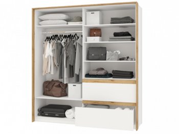 Шкаф 2000 мм Дубай сек №11 (Росток) в Советском - sovetskij.mebel-e96.ru