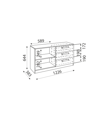 Тумба Дуглас М12 (Риннер) в Советском - sovetskij.mebel-e96.ru