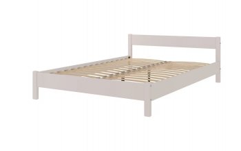 Кровать из массива Эби Льняной (БМ) в Советском - sovetskij.mebel-e96.ru