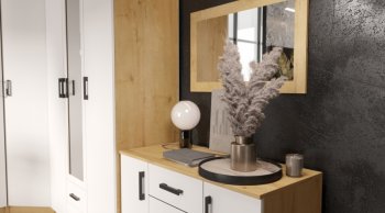 Спальный гарнитур Эко дуб вотан (Эра) в Советском - sovetskij.mebel-e96.ru