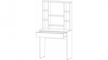 Стол туалетный Элегант Белый (Лин) в Советском - sovetskij.mebel-e96.ru