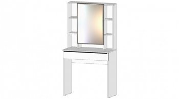 Стол туалетный Элегант Белый (Лин) в Советском - sovetskij.mebel-e96.ru