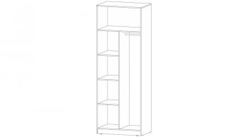 Шкаф 800 мм Элегант Белый (Лин) в Советском - sovetskij.mebel-e96.ru