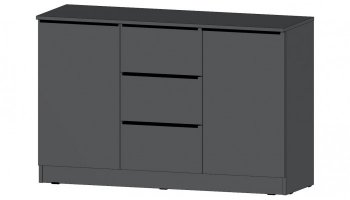 Комод Элегант большой графит (Лин) в Советском - sovetskij.mebel-e96.ru