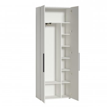 Шкаф для одежды 800 мм Эйр 13.340 белый (Моби) в Советском - sovetskij.mebel-e96.ru