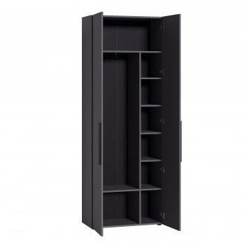 Шкаф для одежды 800 мм Эйр 13.340 графит (Моби) в Советском - sovetskij.mebel-e96.ru