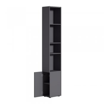 Шкаф торцевой Эйр 16.323 графит (Моби) в Советском - sovetskij.mebel-e96.ru