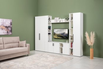 Шкаф для одежды 800 мм Эйр 13.340 белый (Моби) в Советском - sovetskij.mebel-e96.ru