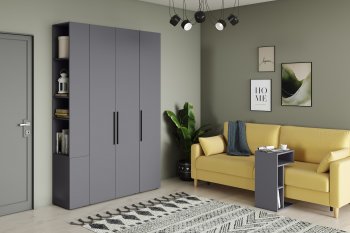 Стенка Эйр модульная, графит (Моби) в Советском - sovetskij.mebel-e96.ru
