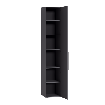 Шкаф модульный Эйр, графит (Моби) в Советском - sovetskij.mebel-e96.ru