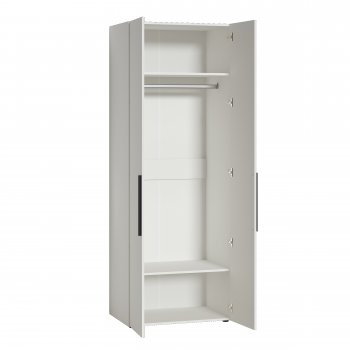 Шкаф для одежды 800 мм Эйр 13.341 белый (Моби) в Советском - sovetskij.mebel-e96.ru