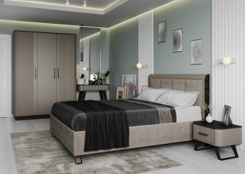 Спальный гарнитур Фиделия, модульный (Олмеко) в Советском - sovetskij.mebel-e96.ru