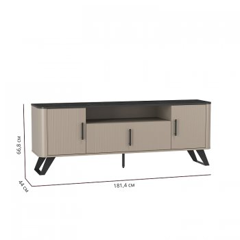 Тумба для ТВ 76.05 Фиделия (Олмеко) в Советском - sovetskij.mebel-e96.ru