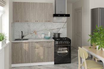 Кухонный гарнитур Фьюджи 1400 мм (Герда) в Советском - sovetskij.mebel-e96.ru